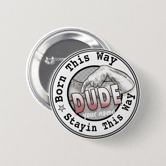 Geborener Typ Button (Vorne & Hinten)