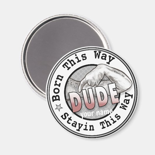 Geborener Typ Magnet (Vorderseite/Rückseite)