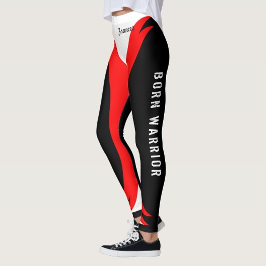 Geborener Warrior Gedankenkörpergeist Fügen Sie Ih Leggings (Links)