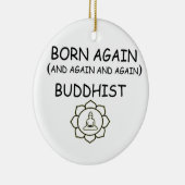 Geborener wieder Buddhist Keramikornament (Rechts)