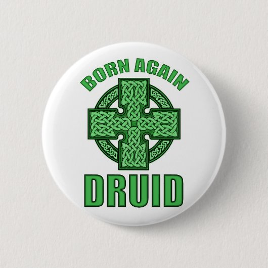 Geborener wieder Druide Button (Vorderseite)