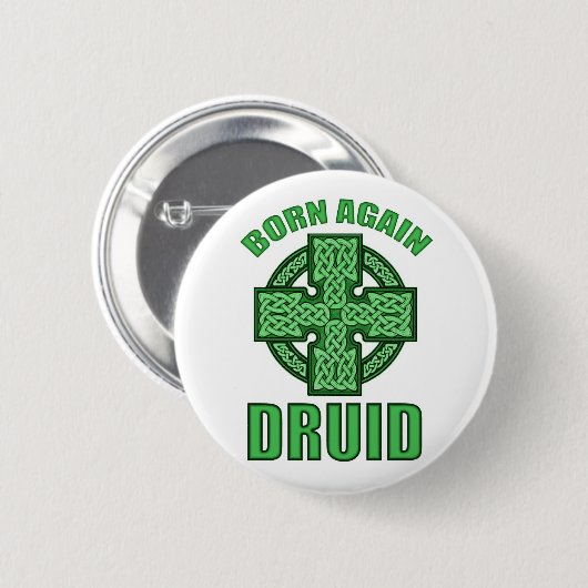 Geborener wieder Druide Button (Vorne & Hinten)