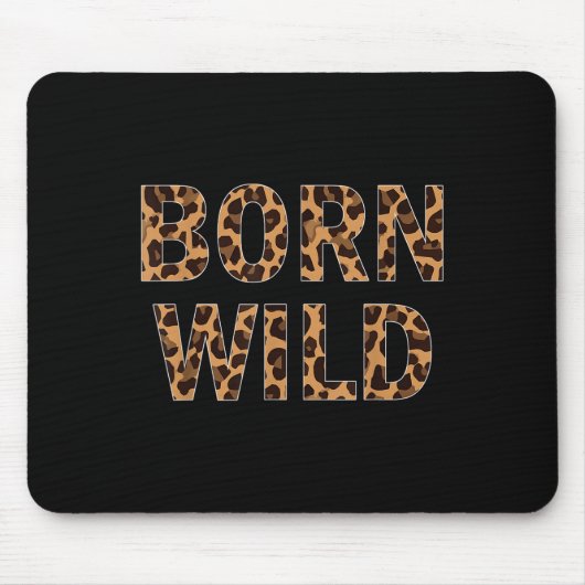 Geborener Wilder Geparden Mousepad (Vorne)