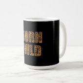 geborener Wildzackiger-Löwe Kaffeetasse (VorderseiteRechts)