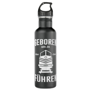 Geborener Zugführer Edelstahlflasche