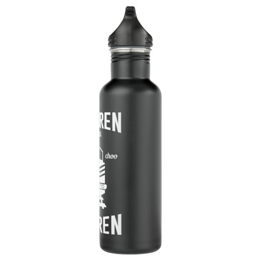 Geborener Zugführer Edelstahlflasche (Rechts)