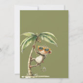 Geborener Zwei-sein-Wilder Affe Einladung (Rückseite)