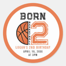 Geborenes 2-Ball-Basketball 2. Party zum Geburtsta