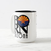 GEBORENES Arizona 15oz Zweifarbige Tasse (Vorderseite Links)