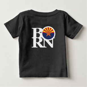 GEBORENES Arizona (Rückseite) Baby T-shirt