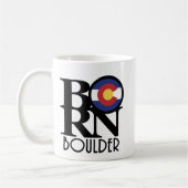 GEBORENES Boulder Colorado 11oz Kaffeetasse (Links)