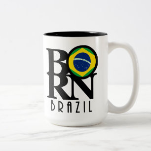 GEBORENES Brasilien 15oz Zweifarbige Tasse