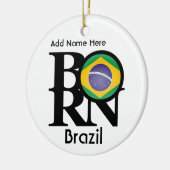 GEBORENES Brasilien Keramik Ornament (Links)