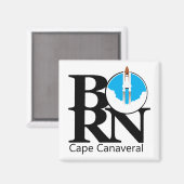 GEBORENES Capan Canaveral Magnet (Vorderseite/Rückseite)