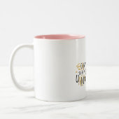 Geborenes Einhorn Zweifarbige Tasse (Links)