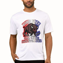 Geborenes Free American Bison Shirt - 250 Jahre fr