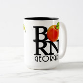 GEBORENES Georgien 15oz Zweifarbige Tasse (VorderseiteRechts)