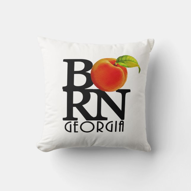 GEBORENES Georgien" Kissen (Vorderseite)