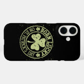 Geborenes Glück am St. Patrick's Day Case-Mate iPhone Hülle (Rückseite (Horizontal))