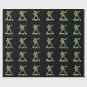 Geborenes Glück am St. Patrick's Day zum Geburtsta Geschenkpapier (Flach)