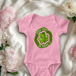 Geborenes Glück auf St Patrick's Day Baby Bodysuit Baby Strampler