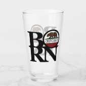 GEBORENES Kalifornien Glas (Rückseite)
