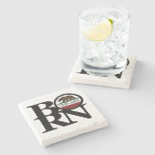 GEBORENES Kalifornien Steinuntersetzer (Seitenansicht)