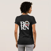 GEBORENES Kalifornien T-Shirt (Schwarz voll)