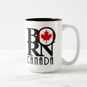 GEBORENES Kanada 15oz Zweifarbige Tasse