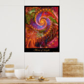 Geborenes Lichtplakat Poster (Küche)