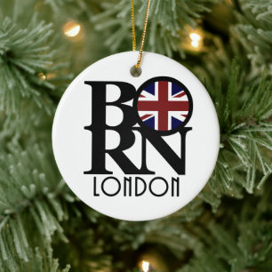 GEBORENES London Keramik Ornament