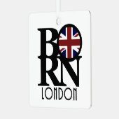 GEBORENES London Ornament Aus Metall (Vorderseite links)