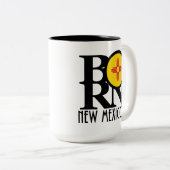 GEBORENES neues Mexiko Zweifarbige Tasse (VorderseiteRechts)