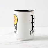 GEBORENES neues Mexiko Zweifarbige Tasse (Mittel)