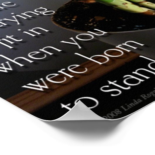 Geborenes Poster ausstellen (Ecke)