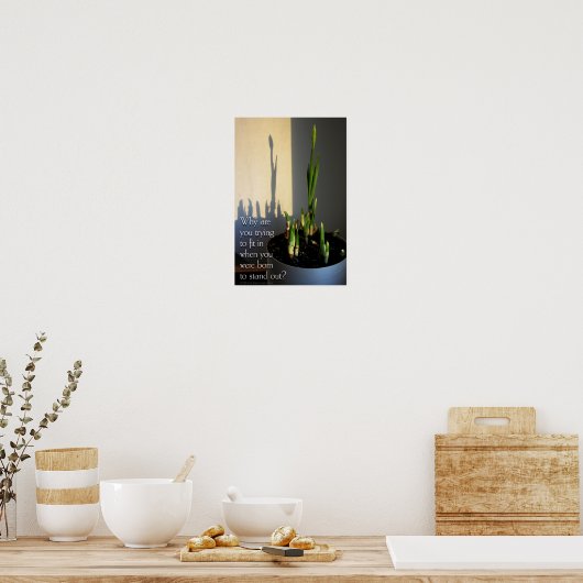 Geborenes Poster ausstellen (Küche)