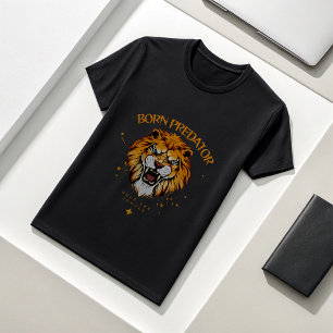Geborenes Raubtier Löwe Fitness-Shirt Savage Alpha T-Shirt