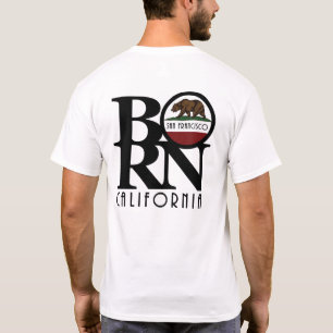 GEBORENES San Francisco (Rückseite) T-Shirt