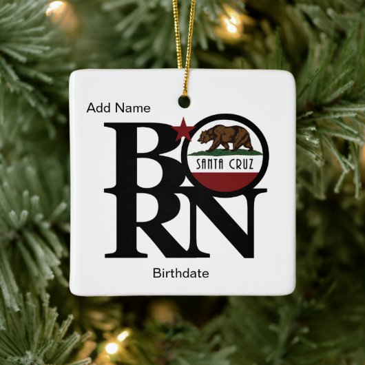 GEBORENES Santa Cruz Custom Ornament (Baum)