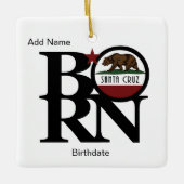 GEBORENES Santa Cruz Custom Ornament (Vorderseite)