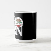 GEBORENES Schwarzes Santa Cruz 15oz Kaffeetasse (Mittel)