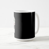 GEBORENES Schwarzes Santa Cruz 15oz Kaffeetasse (VorderseiteRechts)