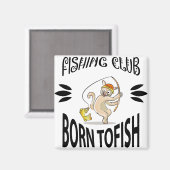 Geborenes Sign Magnet für Fische (Vorderseite/Rückseite)