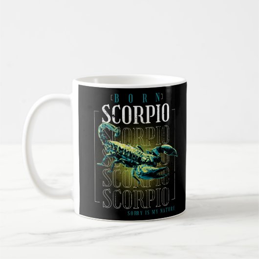Geborenes Skorpio Kaffeetasse (Links)