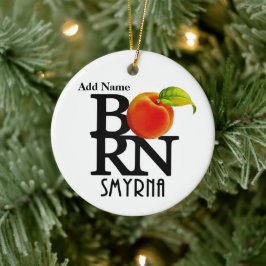 GEBORENES Smyrna Georgia Keramik Ornament