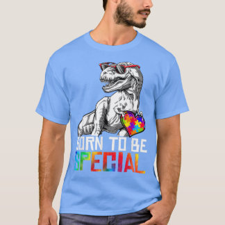 Geborenes Special Trex Puzzle Dino Boys Autisenes T-Shirt