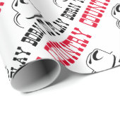 Geborenes Spielland Geschenkpapier (Rolleneckpunkt)