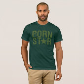 GEBORENES STAR-Shirt - wählen Sie Stil & Farbe T-Shirt (Vorne ganz)