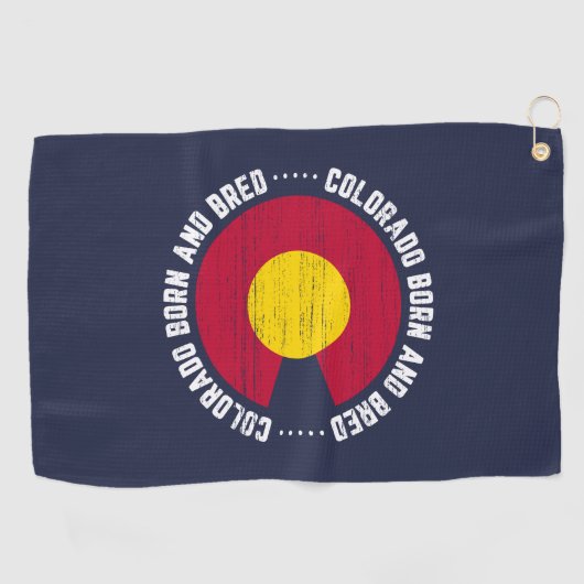 Geborenes und gezüchtetes gebürtiges Golf-Tuch Golfhandtuch (Horizontal)