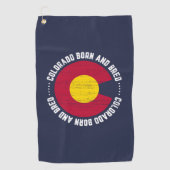 Geborenes und gezüchtetes gebürtiges Golf-Tuch Golfhandtuch (Vorderseite)